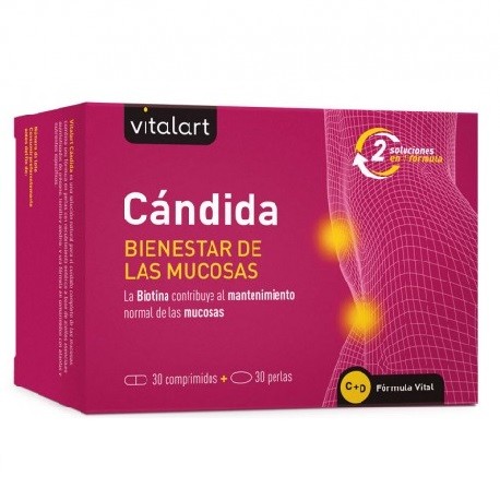 Vitalart Cándida, 30 perlas y 30 comprimidos