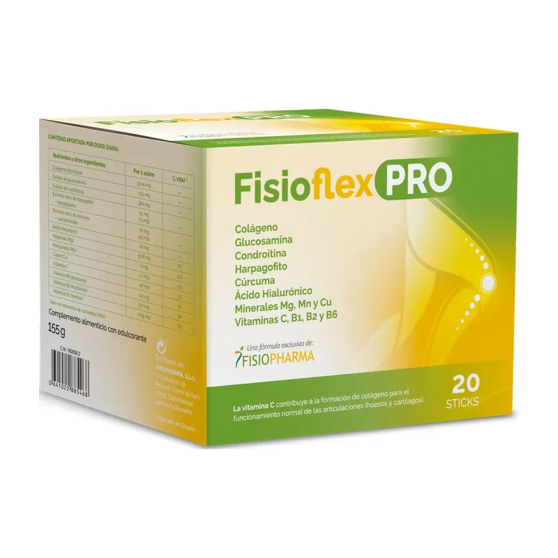 Fisioflex Pro, 20 Sobres. Fisioflex Pro, 20 Sobres.