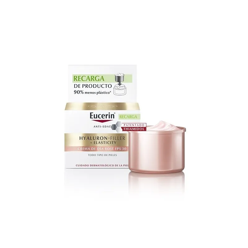 Eucerin Hyaluron Filler+  ElasticityRefill Crema de día Rosé, 50 ml