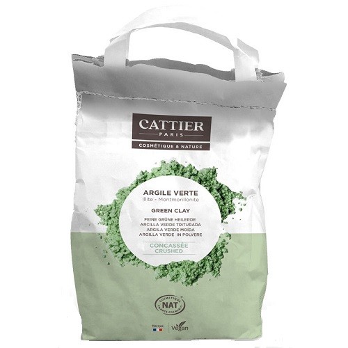 Cattier Arcilla verde triturada, 3kg.
