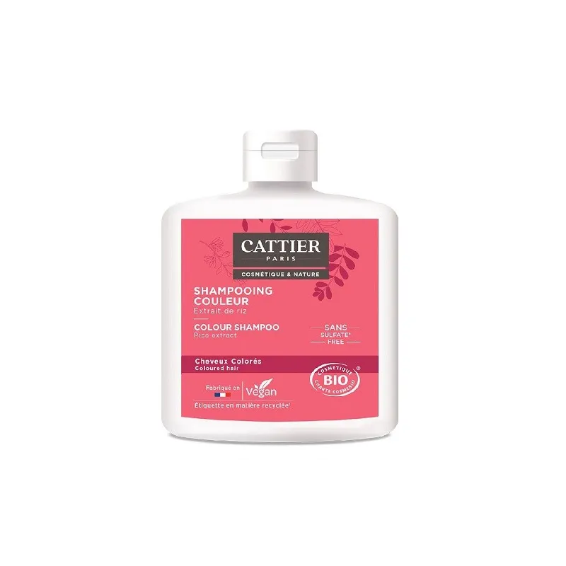 Cattier Champú color cabello teñido, 250ml.