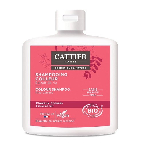 Cattier Champú color cabello teñido, 250ml.