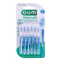 GUM Trav-Ler Cep Interdental 1,6Mm Iso 5, 6 Uds
