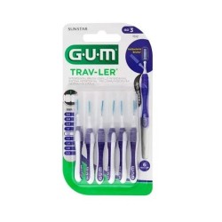 GUM Trav-Ler Cep Interdental 1,2Mm Iso 3, 6 Uds