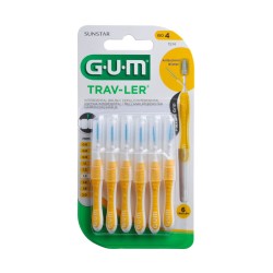 GUM Trav-Ler Cep Interdental 1,3Mm Iso 4, 6 Uds