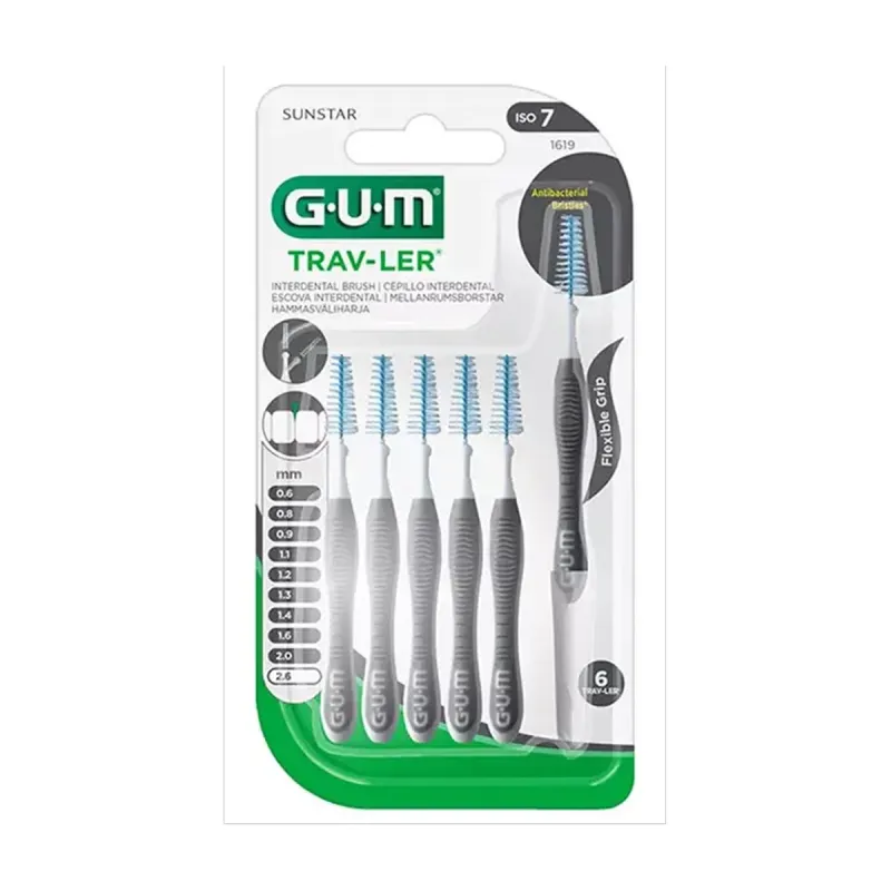 GUM Trav-Ler Cep Interdental 2,6Mm, Iso 7,6 Uds | Farmacia Barata GUM Trav-Ler Cep Interdental 2,6Mm, Iso 7,6 Uds | Farmacia Barata