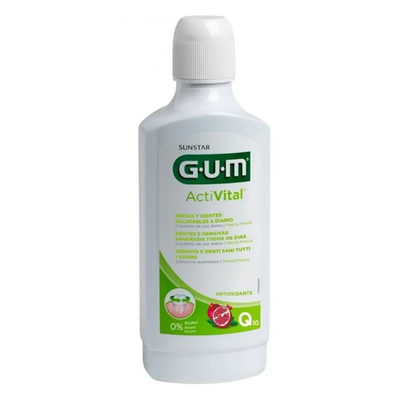 GUM Activital Colutorio, 500 ml | Farmacia Barata GUM Activital Colutorio, 500 ml | Farmacia Barata