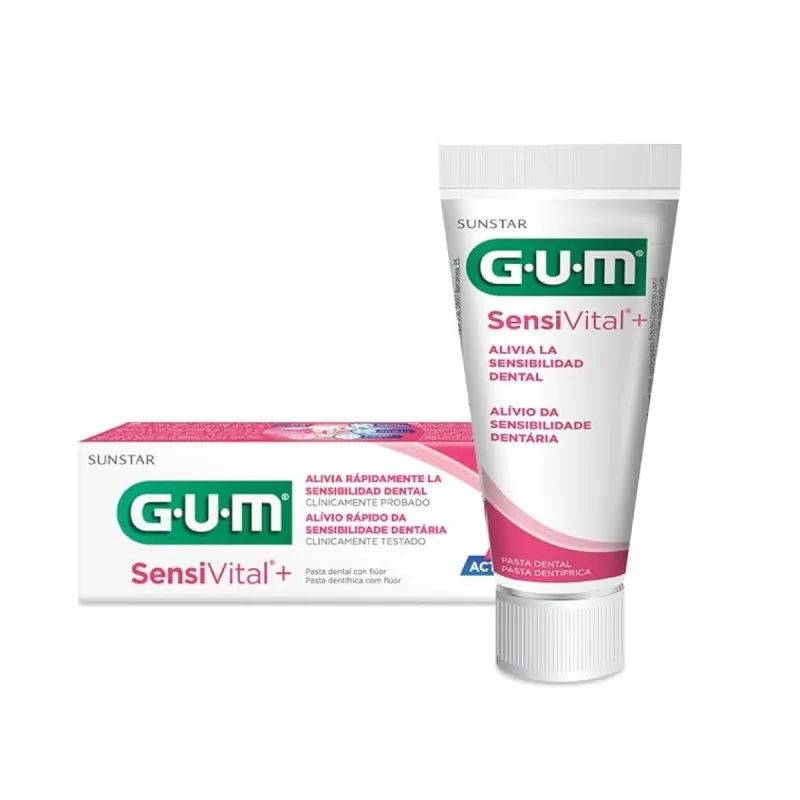 GUM Sensivital+ Gel Dentífrico, 75 ml | Farmacia Barata