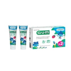 GUM Junior Duo Pack Gel Dentífrico, 2x50 ml