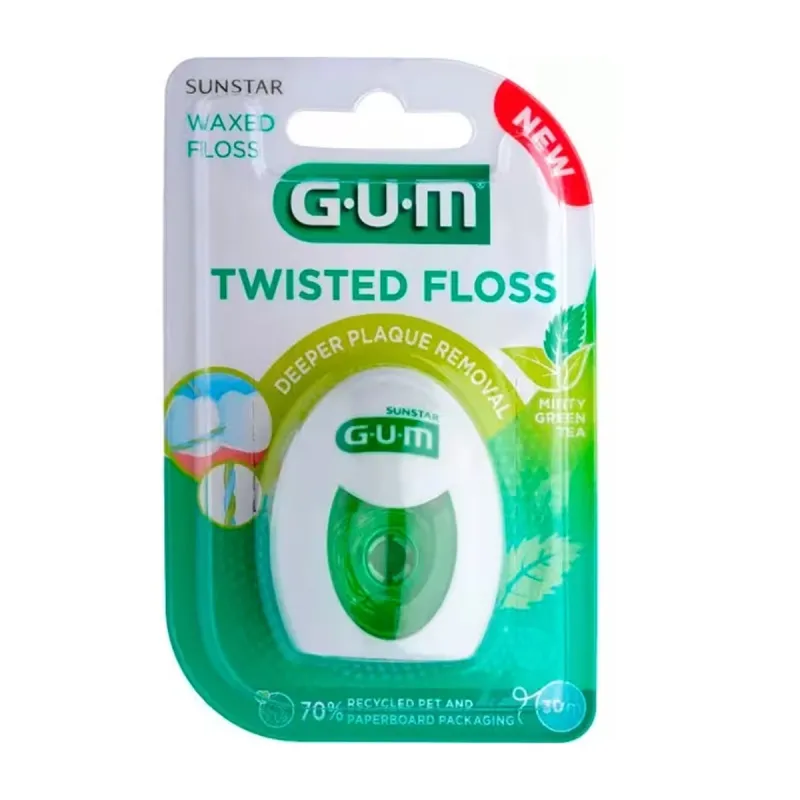 GUM Twisted Seda Dental, 30 m | Farmacia Barata