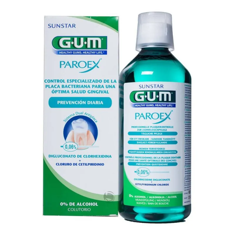 GUM Paroex Prevencion Colutorio, 500 ml | Farmacia Barata GUM Paroex Prevencion Colutorio, 500 ml | Farmacia Barata