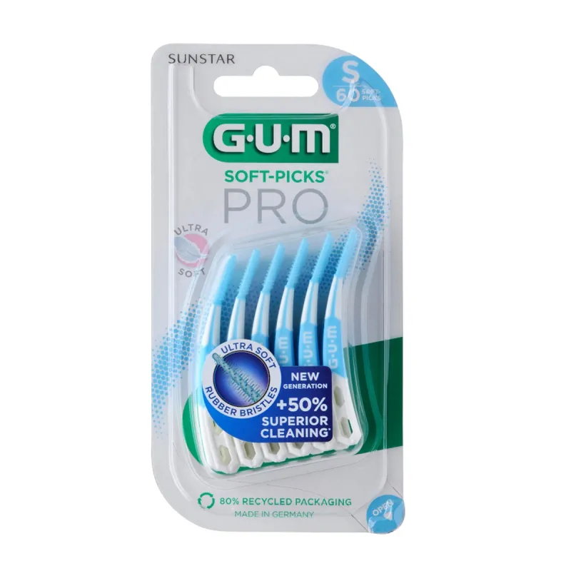 GUM Soft-Picks Pro Small, 60 Uds | Farmacia Barata