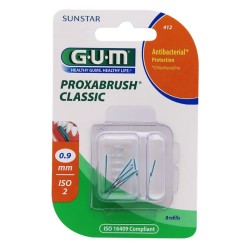 GUM Proxabrush Classic Recambio Ultrafino, 8 unidades