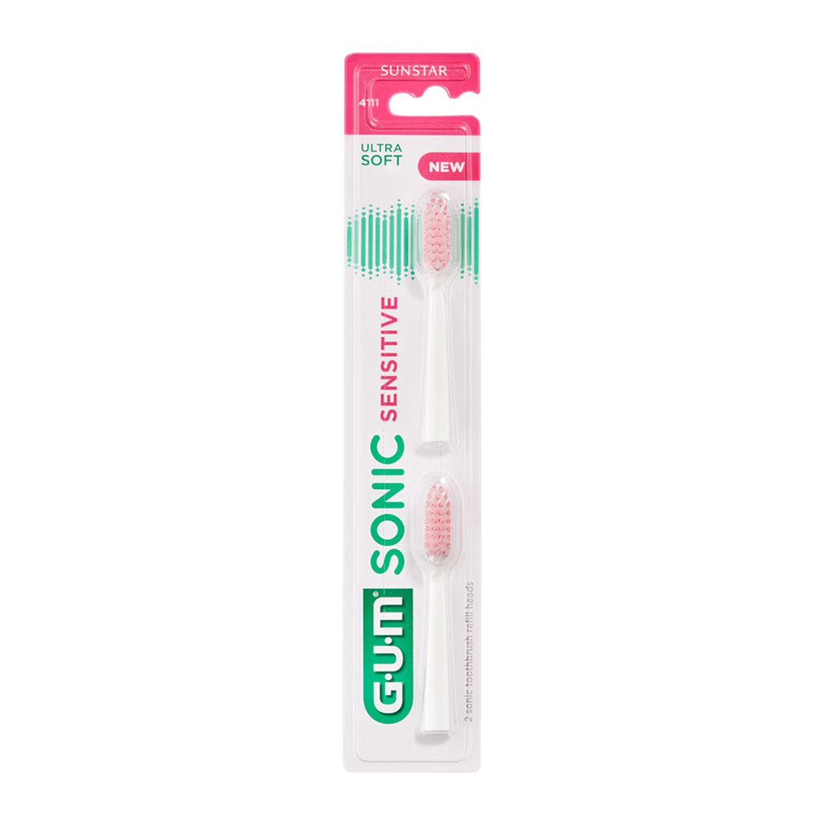 GUM Sonic Sensitive Recambios Cepillo
