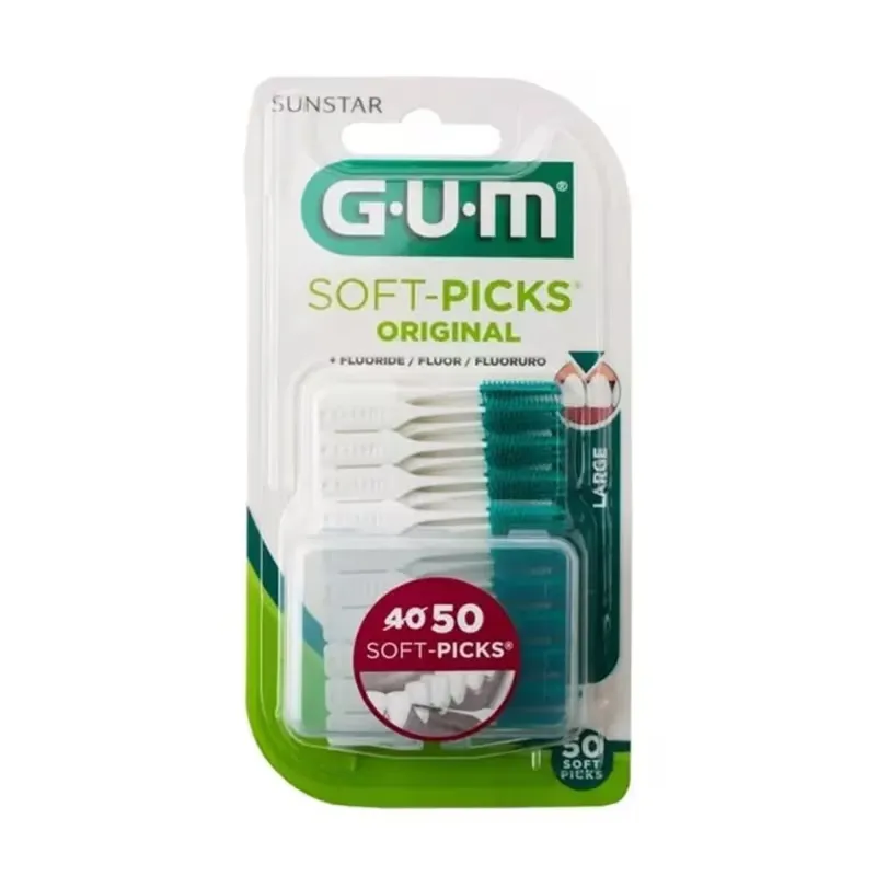 GUM Soft-Picks Original Large, 50 Uds | Farmacia Barata
