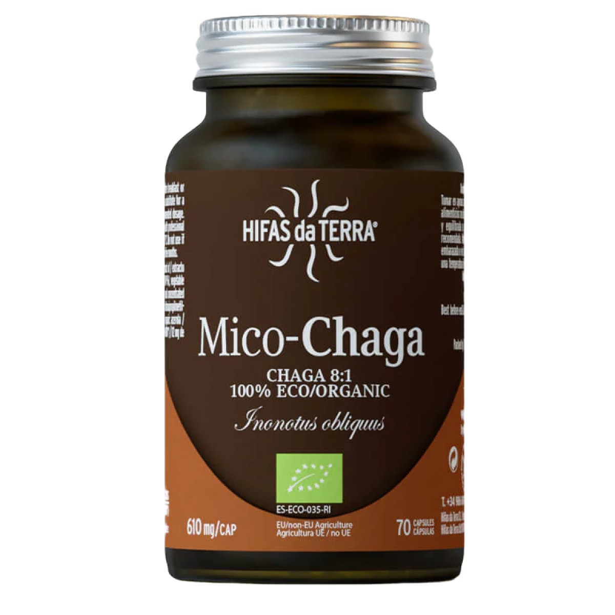 Hifas Mico-Chaga, 70 cápsulas