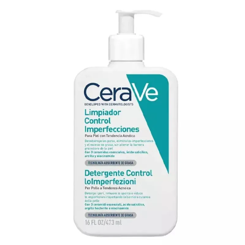 Cerave Limpiador Antiimperfecciones, 473 ml| Farmacia Barata
