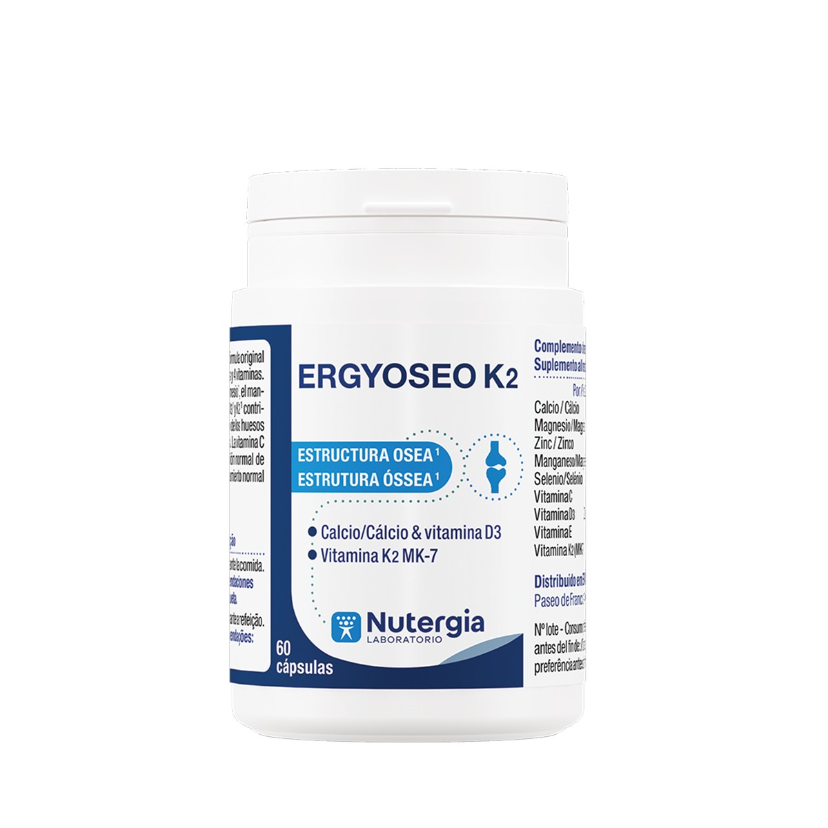 Nutergia Ergyoseo K2, 60 cápsulas
