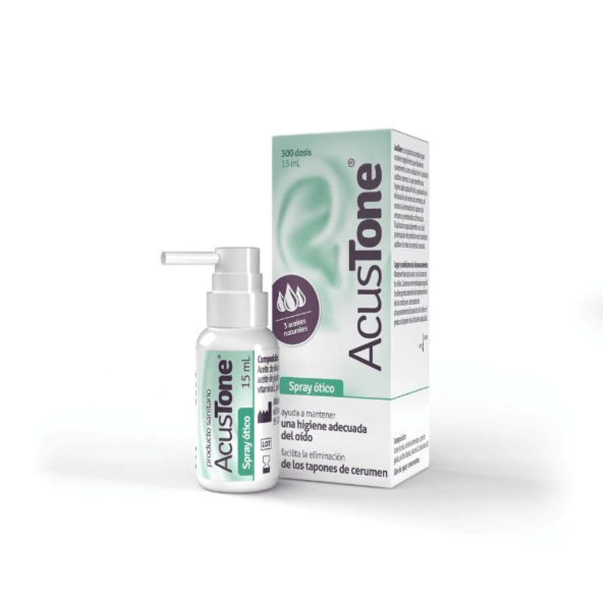 Acustone Spray Otico, 15 ml