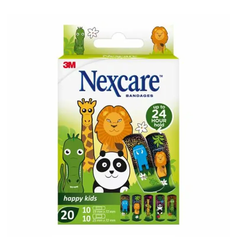 3M Nexcare kids plasters Animales, 20 unidades | Farmacia Barata