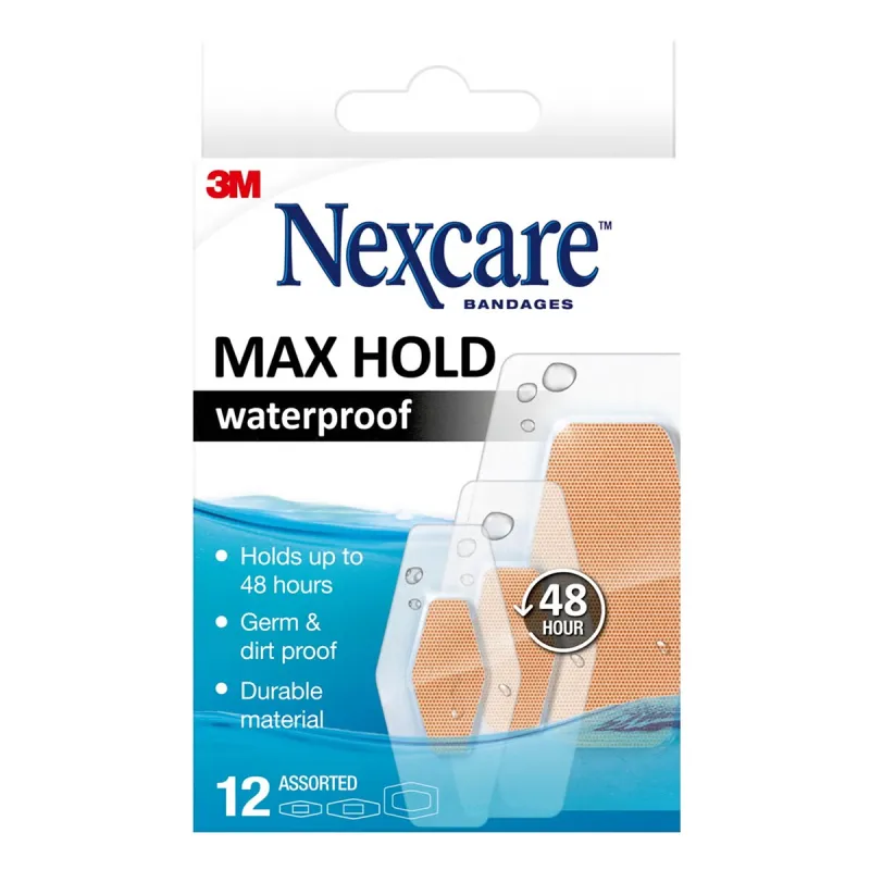 3M Nexcare MaxHold, 12 uds surtidas | Farmacia Barata