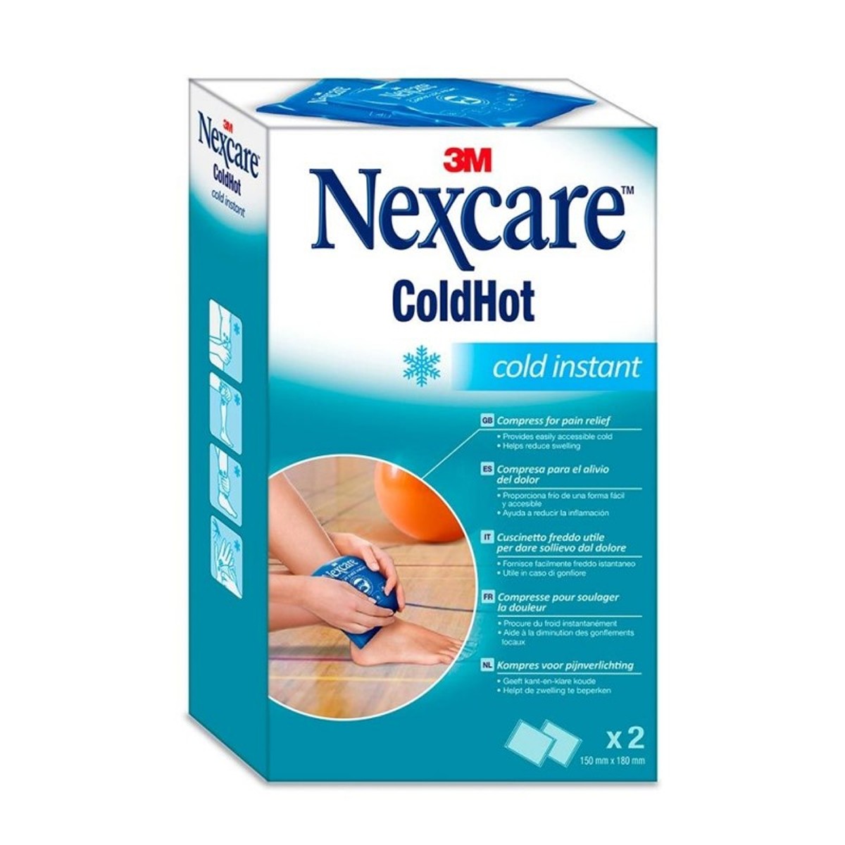 3M Nexcare ColdHot Cold Instant, 2 unidades
