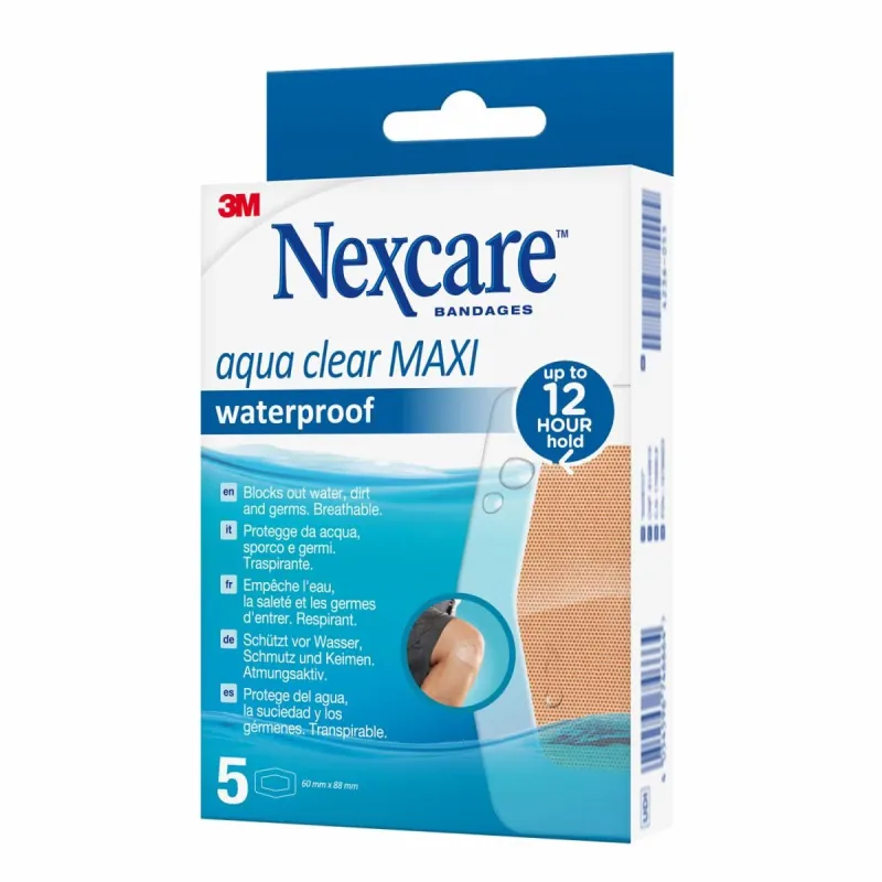 3M Nexcare Aqua Clear Maxi, 5 uds 9x6cm | Farmacia Barata 3M Nexcare Aqua Clear Maxi, 5 uds 9x6cm | Farmacia Barata