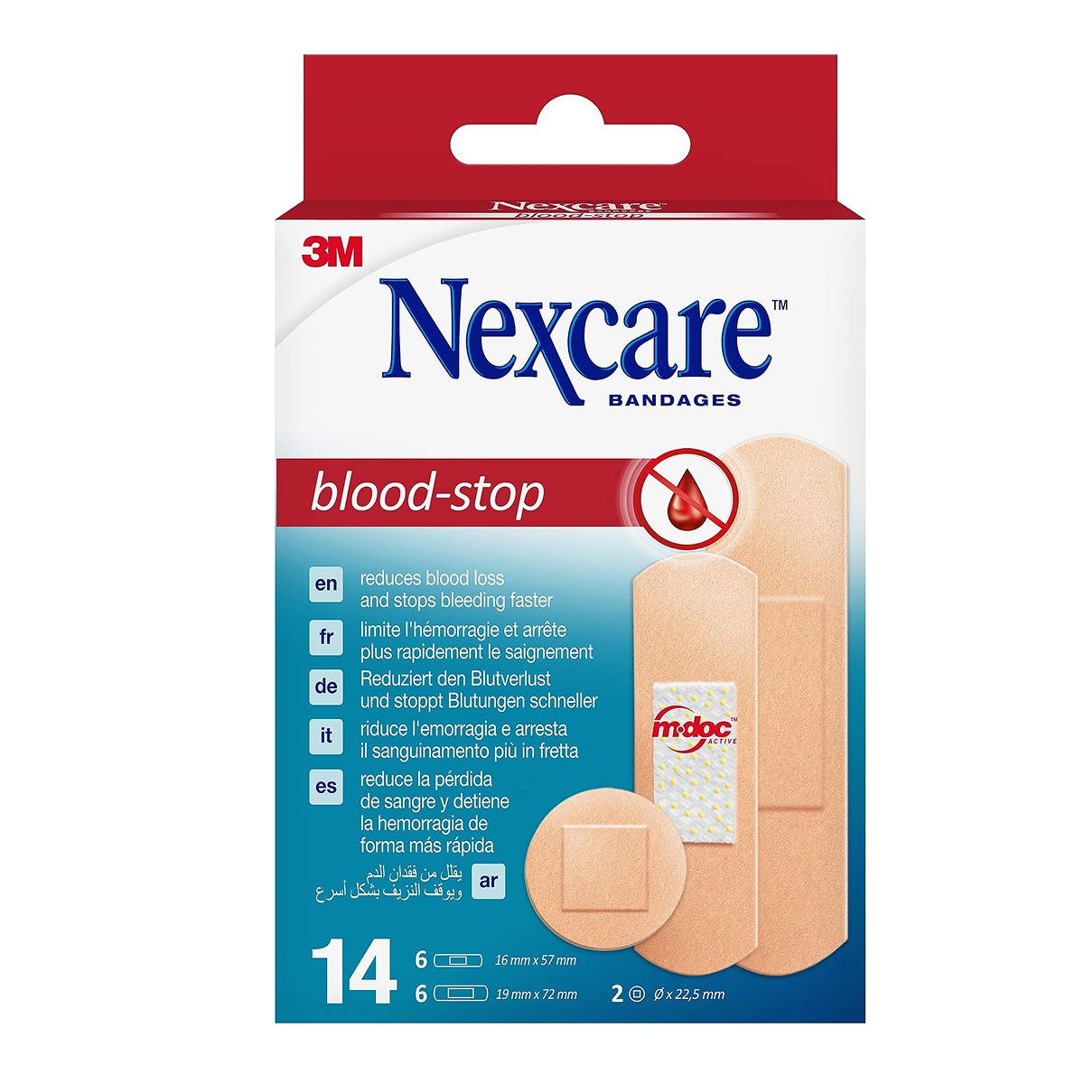 3M Nexcare blood stop, 14 unidades