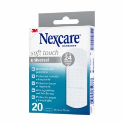 3M Nexcare universal Soft, 20 uds 25x72mm