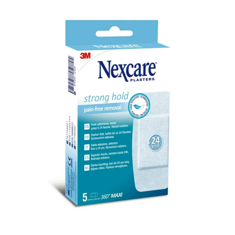 3M Nexcare Strong Hold 360 maxi, 5 unidades | Farmacia Barata