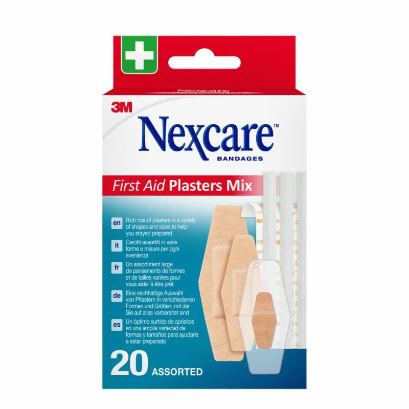 3M Nexcare First Aid kit tiras surtido, 20 unidades | Farmacia Barata 3M Nexcare First Aid kit tiras surtido, 20 unidades | Farmacia Barata