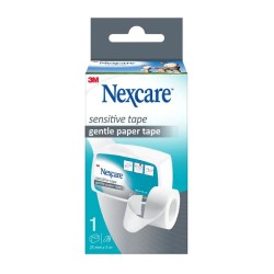 3M Nexcare esparadrapo papel 2,5cm x 5m con portarrollo