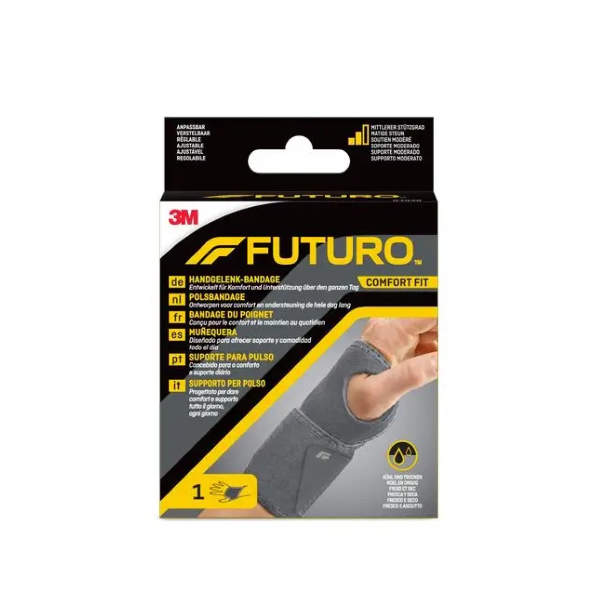 3M FUTURO Comfort Fit Muñequera ajustable