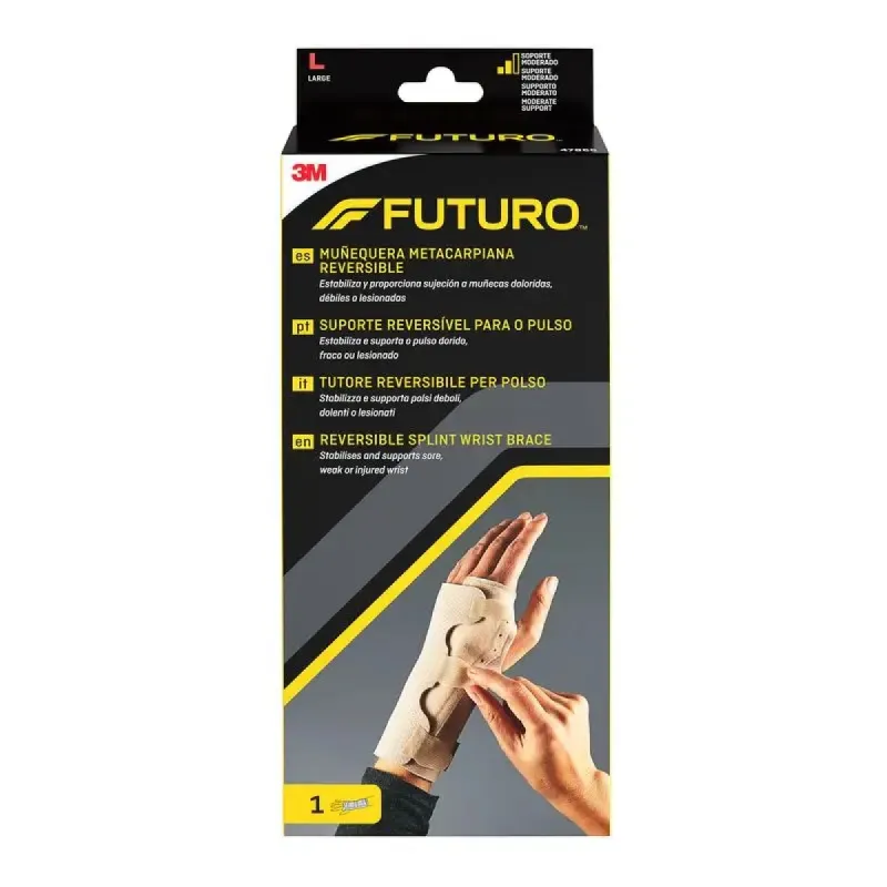 3M FUTURO Muñequera ferula reversible L | Farmacia Barata 3M FUTURO Muñequera ferula reversible L | Farmacia Barata