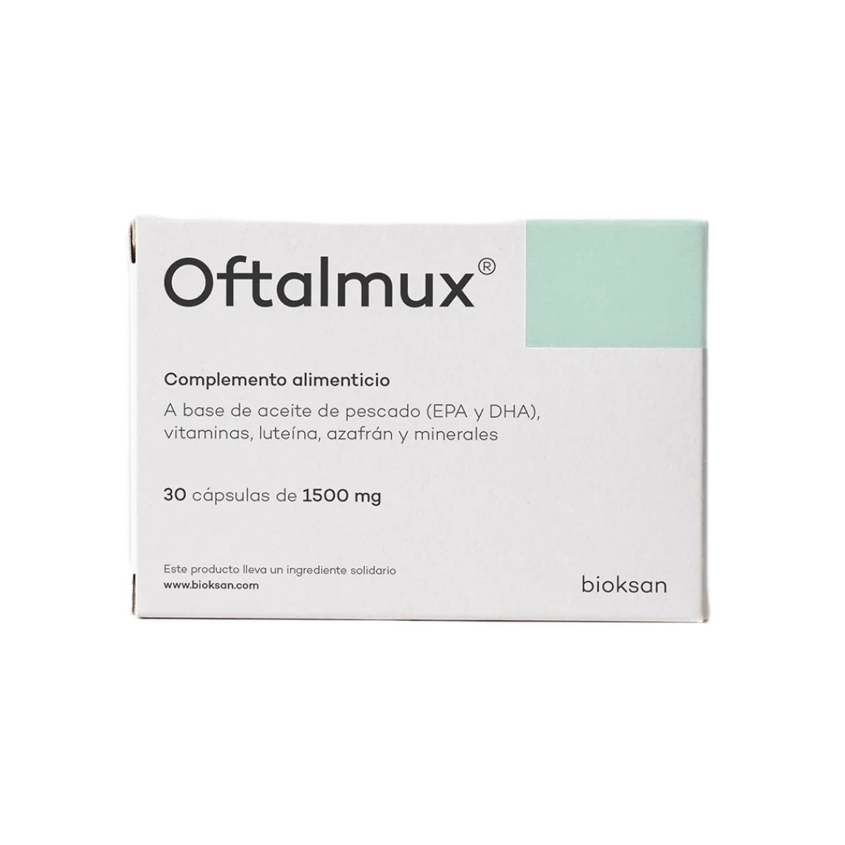 Bioksan Oftalmux, 30 cápsulas blandas