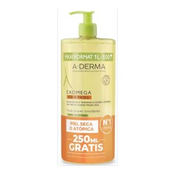 A-Derma Exomega Control Aceite Lavante, 1 litro