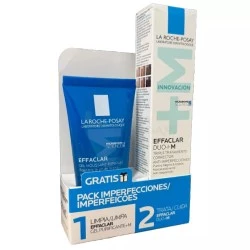 Pack La Roche-Posay Effaclar DUO+M, 40 ml + REGALO Effaclar gel purificante M+ 50 ml
