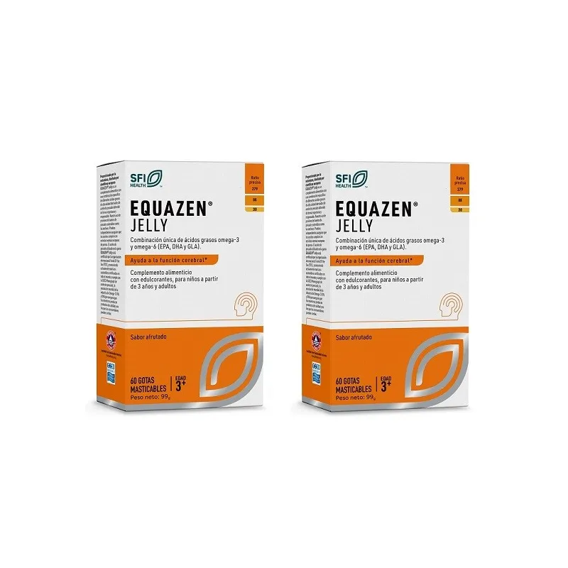 Vitae Equazen Jelly, Oferta Duplo 2x 60 gotas masticables Vitae Equazen Jelly, Oferta Duplo 2x 60 gotas masticables