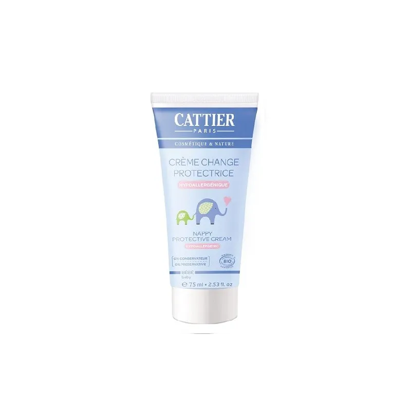 Cattier Crema para el cambio del pañal, 75ml.