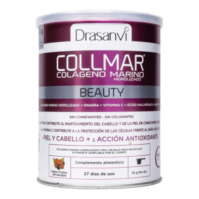 Drasanvi Collmar Beauty Colágeno Marino Hidrolizado Frutas del Fosque, 275 gr