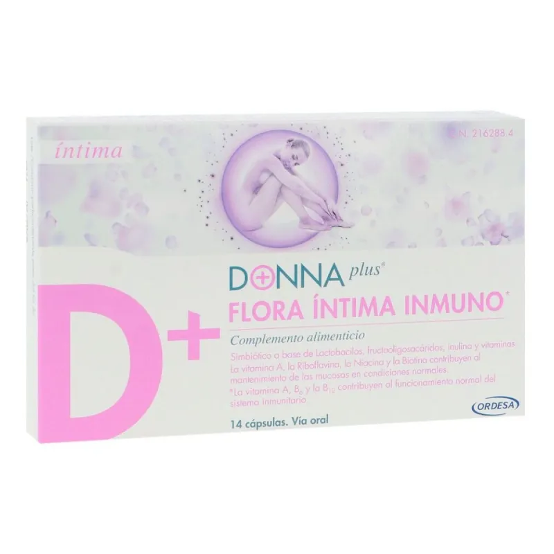 Donnaplus Flora Intima Inmuno, 14 capsulas