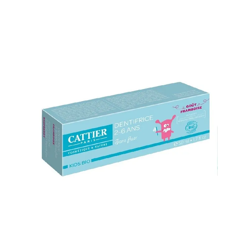 Cattier Dentífrico para niños 2-6 años, 50ml.