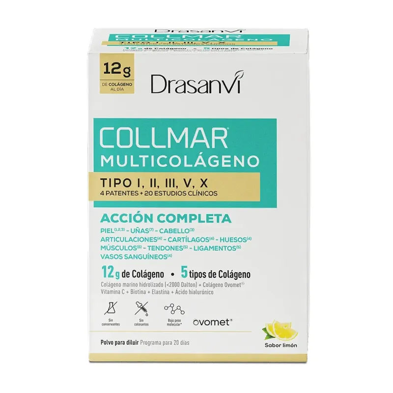 Drasanvi Collmar Multicolágeno Sabor Limón, 260 gr | Farmacia Barata
