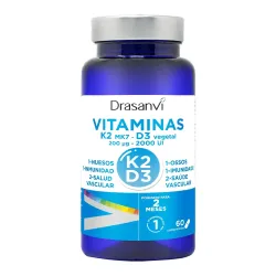 Drasanvi Vitamina K2+D3, 60 comprimidos