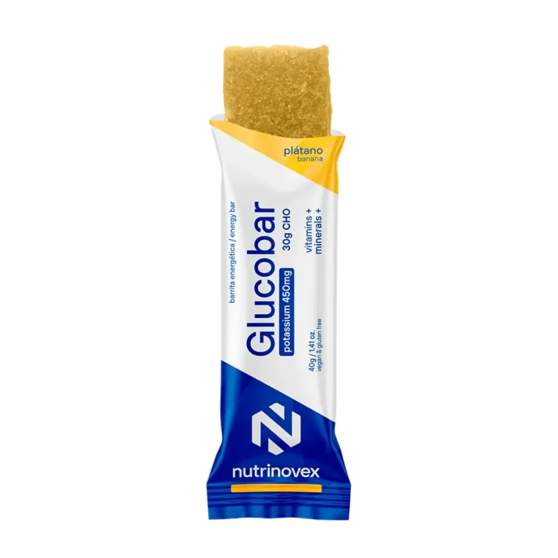 Nutrinovex Glucobar Barrita Energética Plátano | Farmacia Barata
