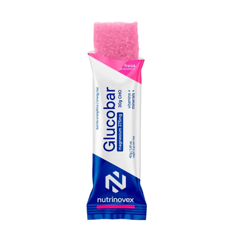 Nutrinovex  Glucobar Barrita Energética Fresa | Farmacia Barata