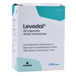 Levedol, 60 Cápsulas.