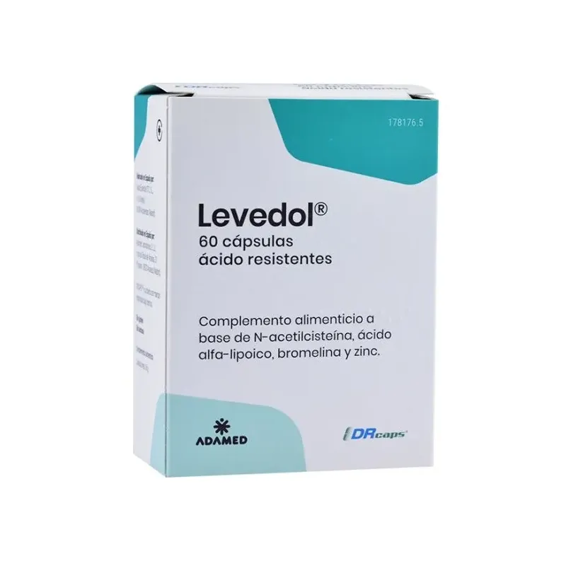 Levedol, 60 Cápsulas | Farmacia Barata
