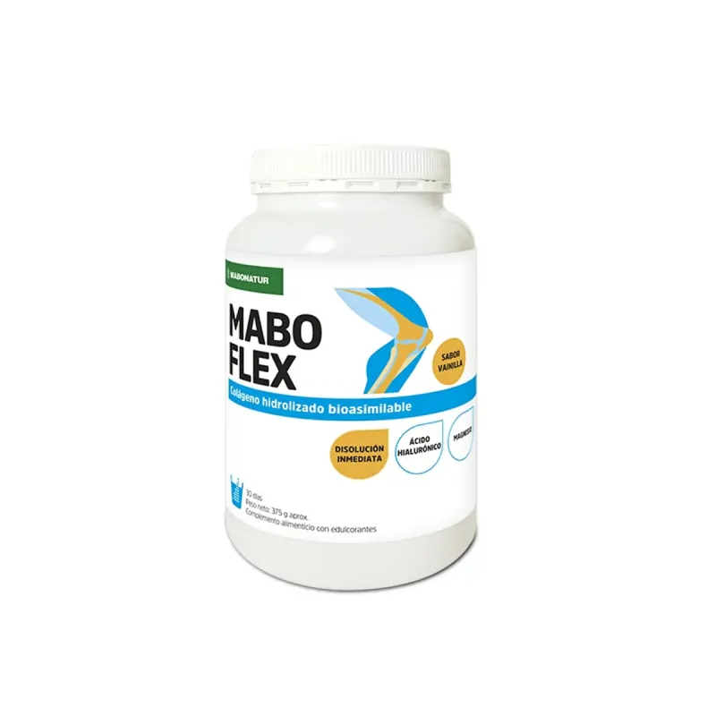 Maboflex Colágeno sabor vainilla, 375 g | Farmacia Barata