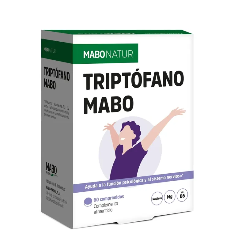 Mabo Triptófano, 60 comprimidos | Farmacia Barata